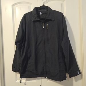 PGA TOUR Black Men's  Windbreaker Jacket Zipper SZ M